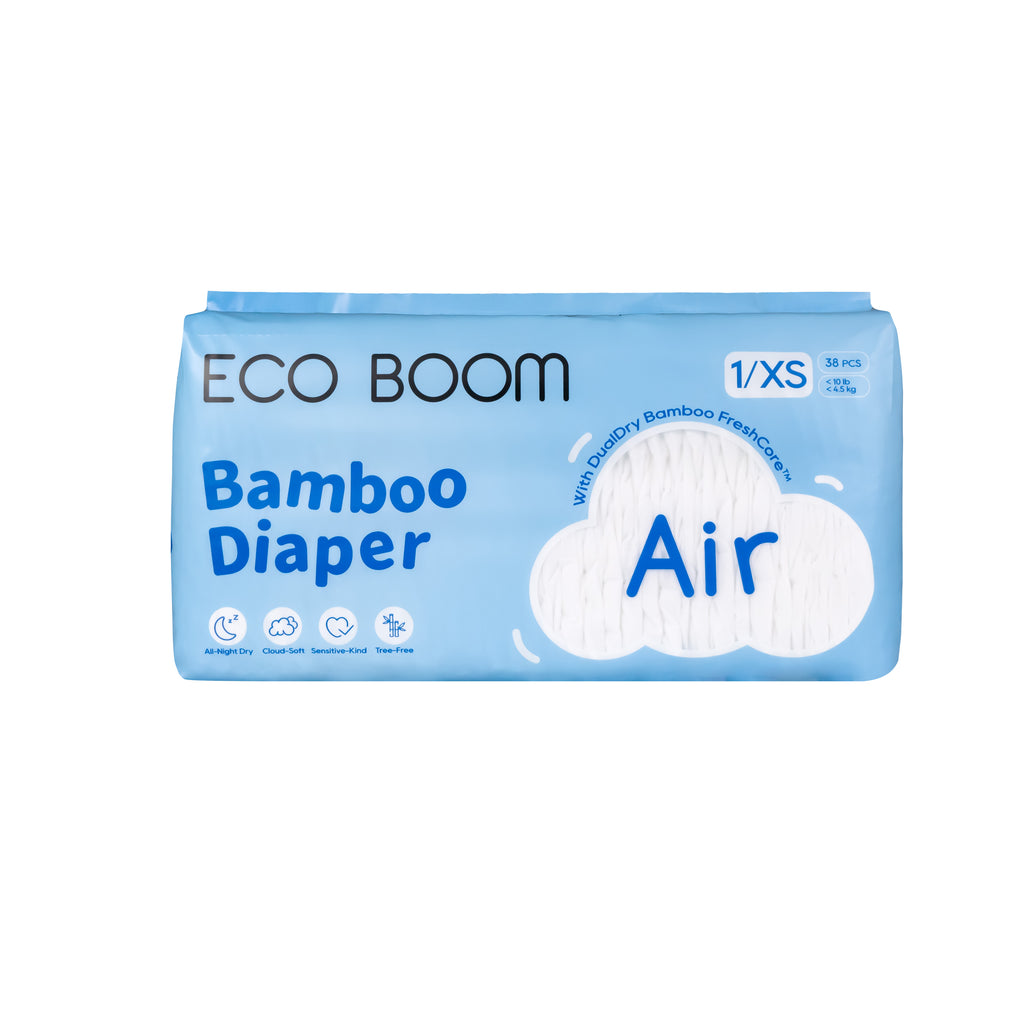 ECO BOOM® AIR pelene - veličina XS (ispod 4,5 kg) - 38 kom