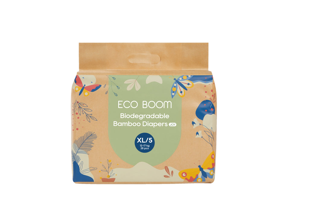 ECO BOOM® JOY biorazgradive pelene - veličina XL (12-17 kg) - 28 kom