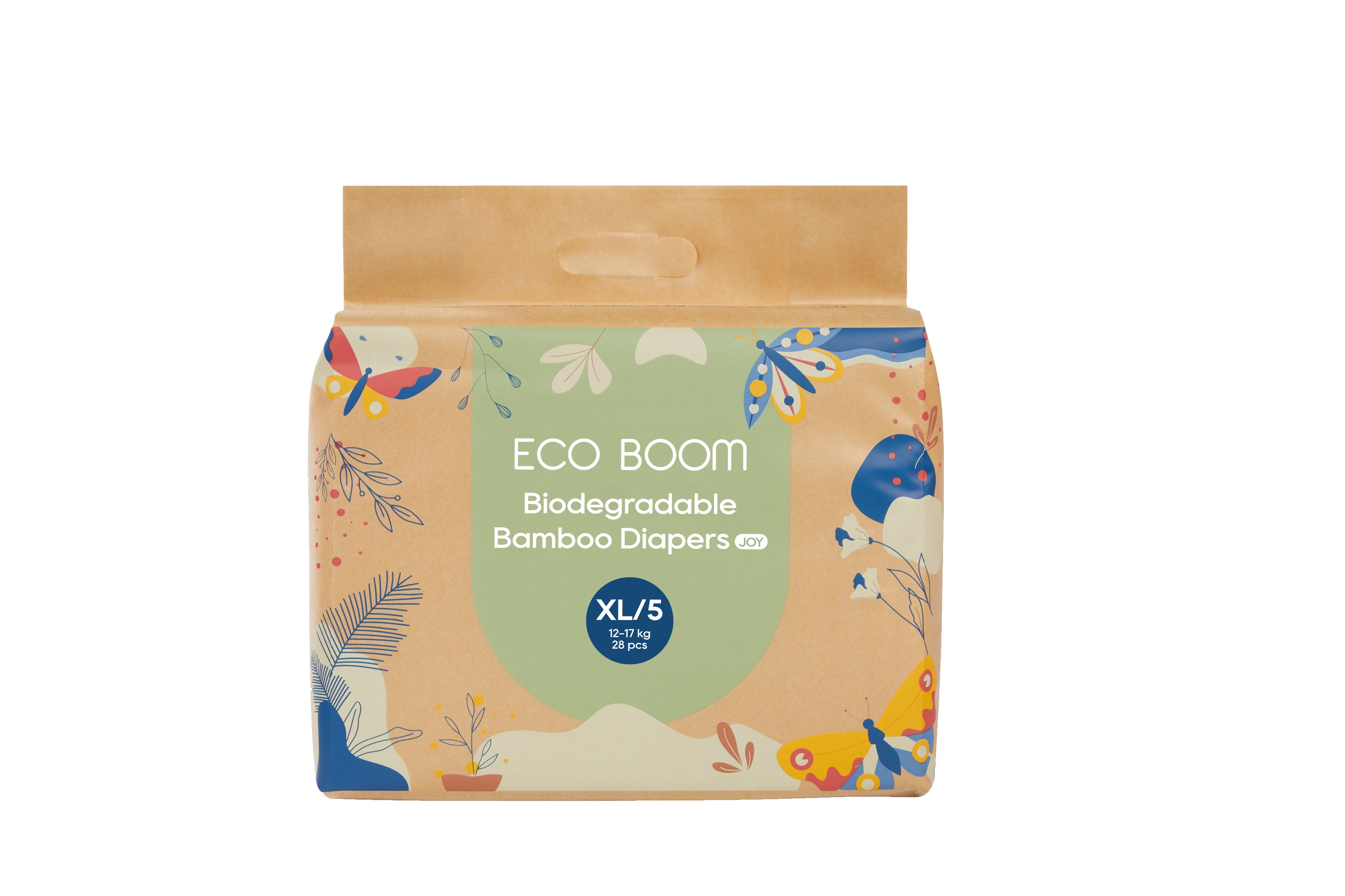 ECO BOOM® JOY biorazgradive pelene - veličina XL (12-17 kg) - 28 kom