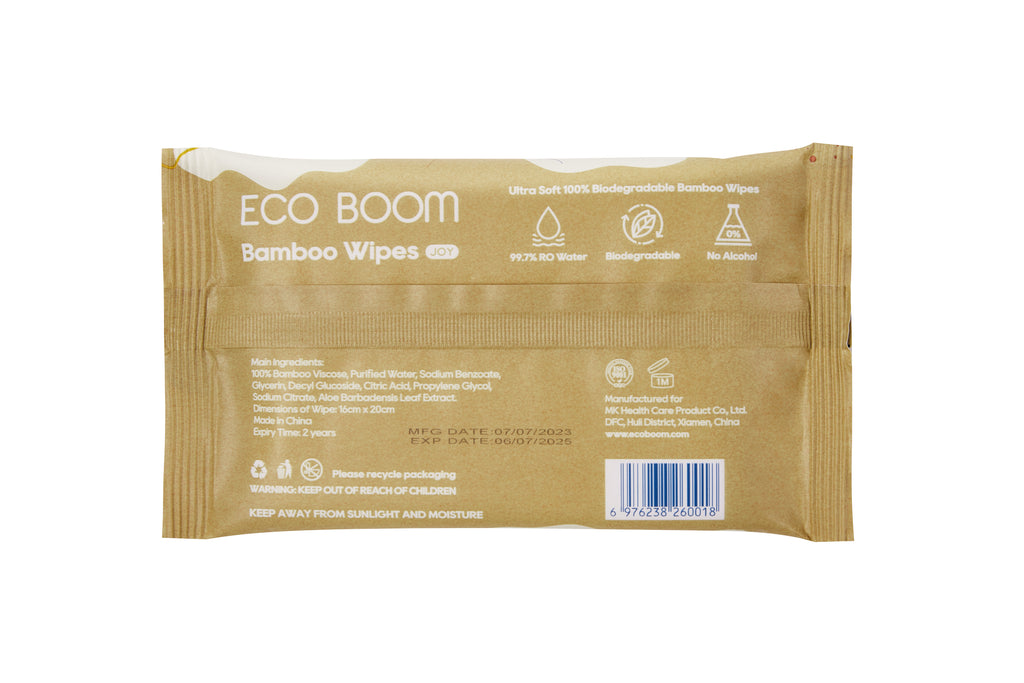 ECO BOOM® biorazgradive vlažne maramice (10 kom)