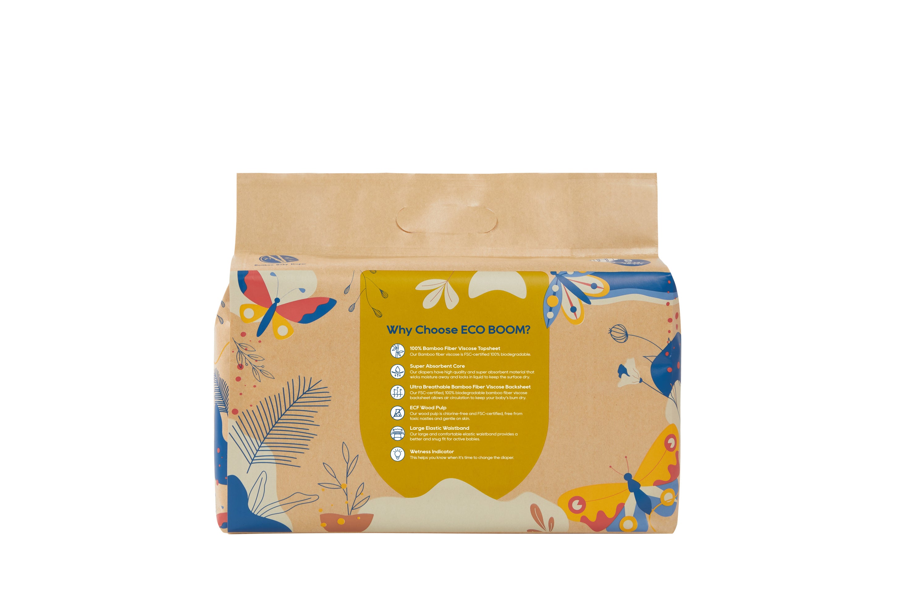 ECO BOOM® JOY pelene - veličina S (3-8 kg) - 36 kom