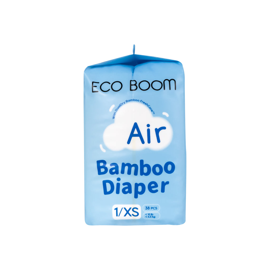 ECO BOOM® AIR pelene - veličina XS (ispod 4,5 kg) - 38 kom