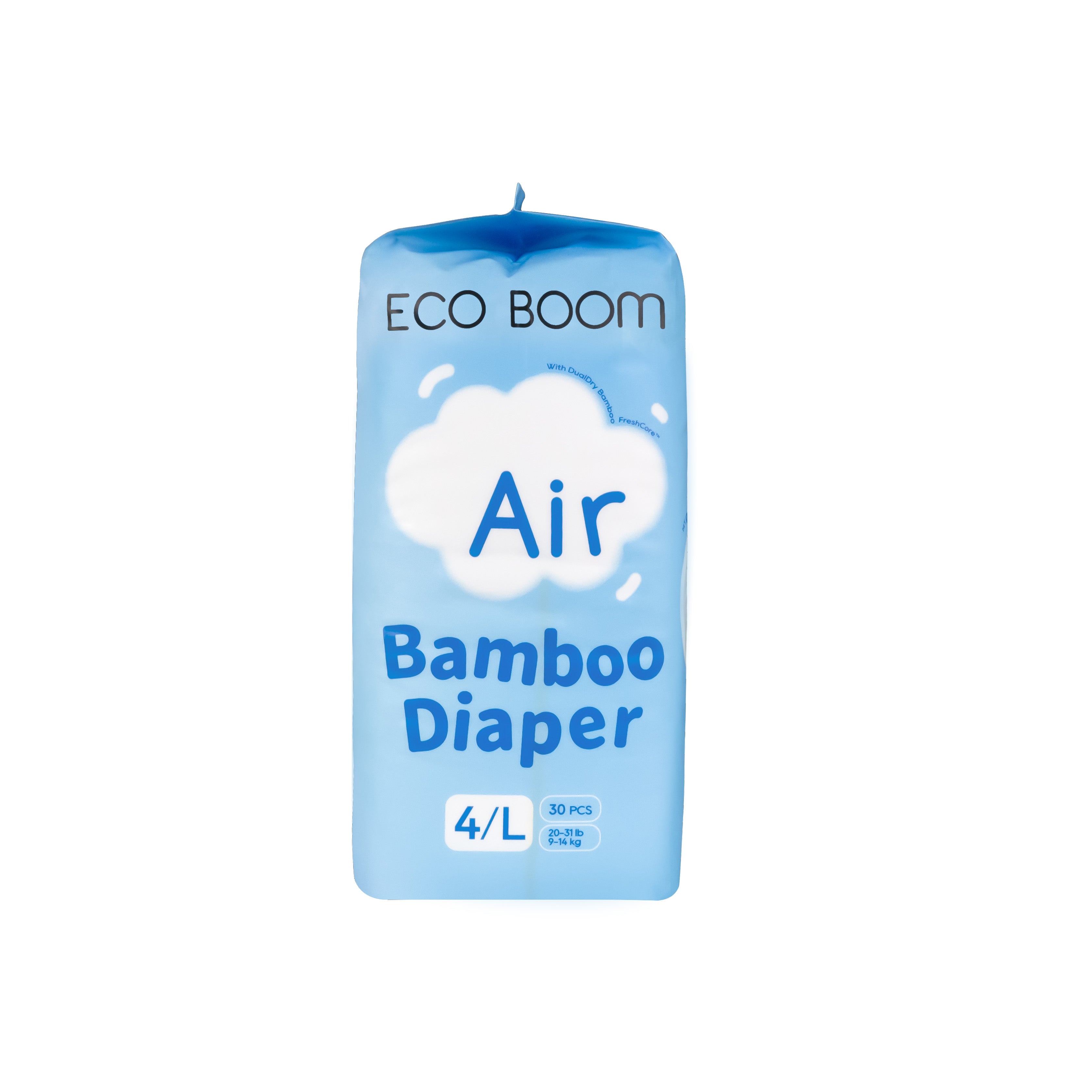 ECO BOOM® AIR pelene - veličina L (9-14 kg) - 30 kom