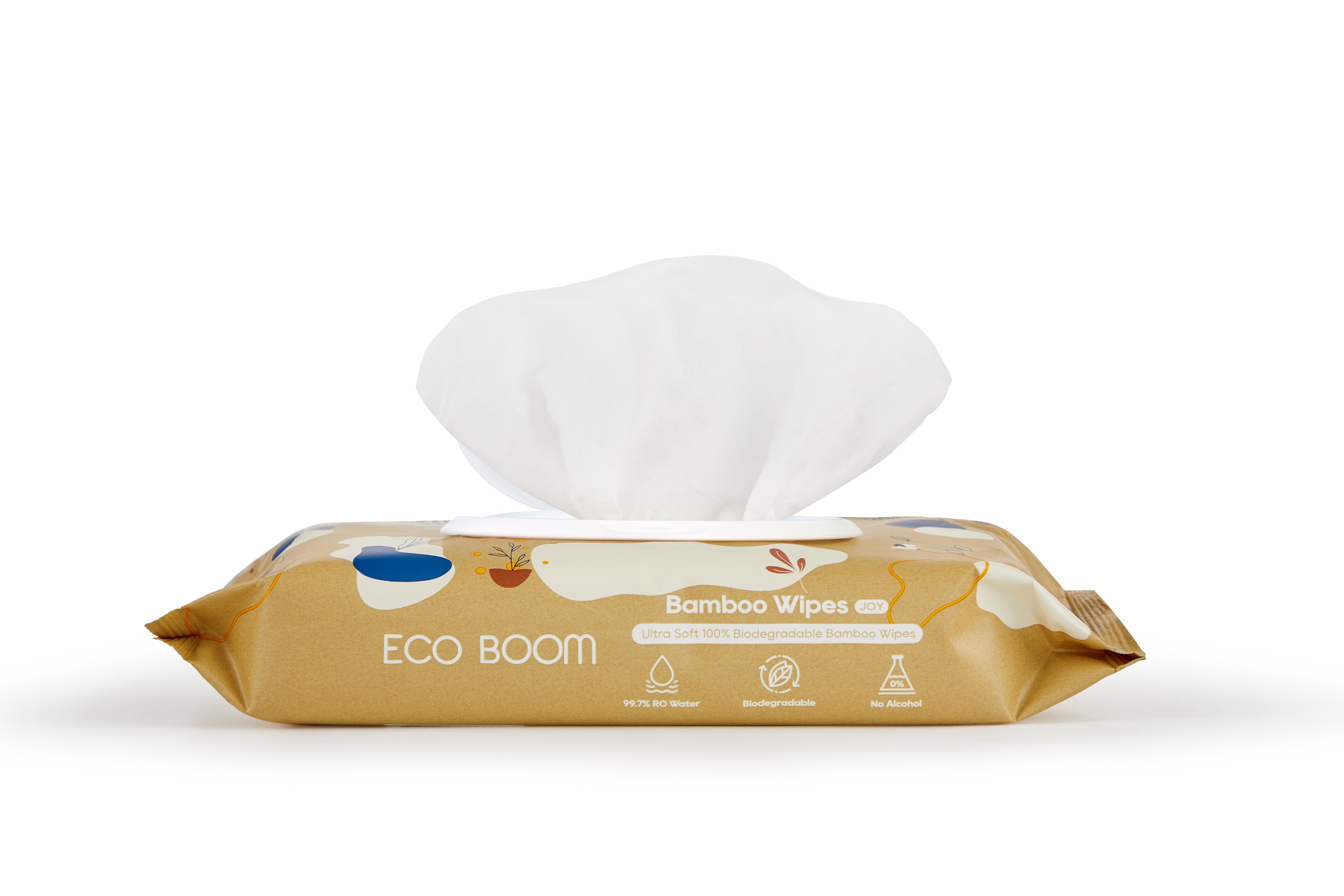 ECO BOOM® biorazgradive vlažne maramice (60 kom)