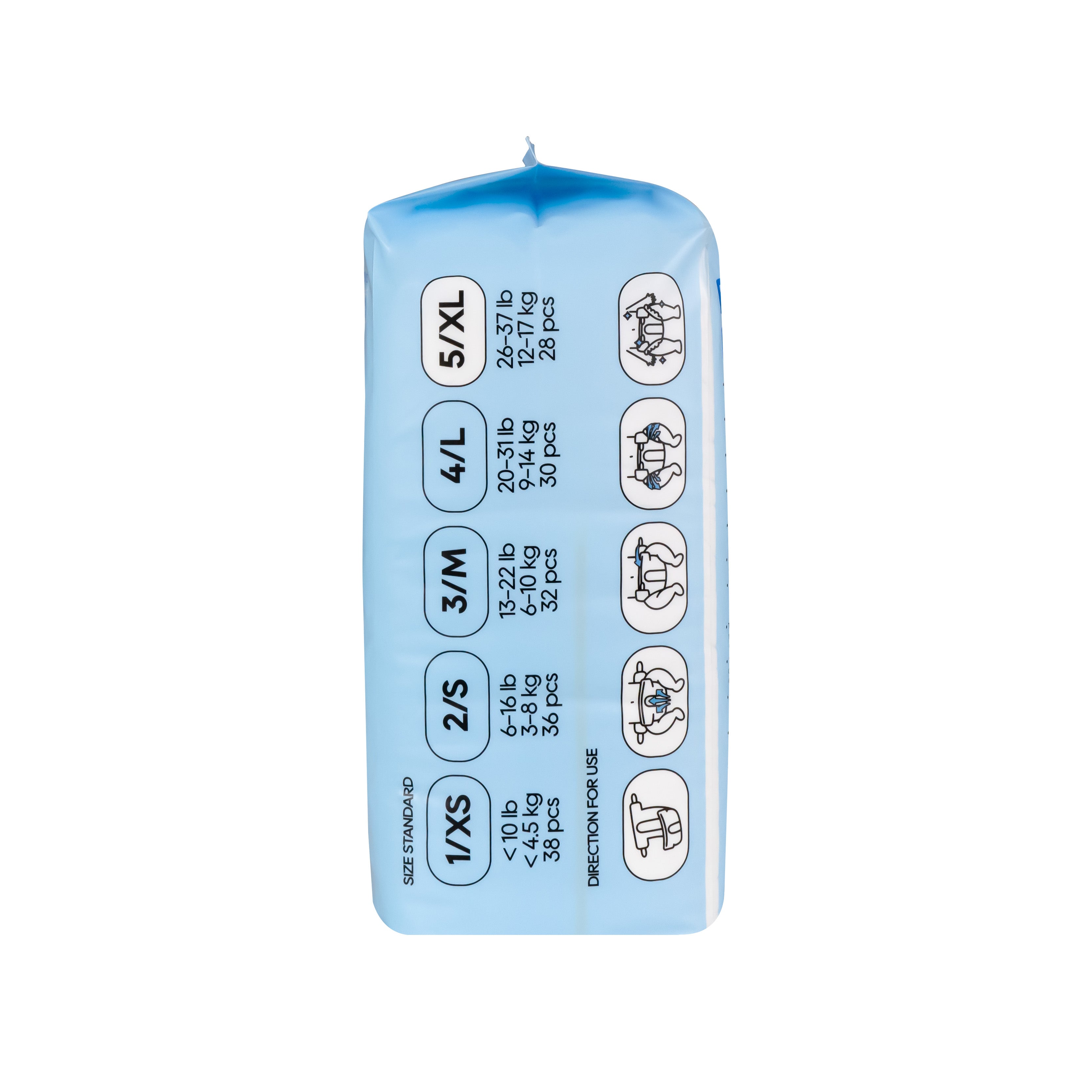 ECO BOOM® AIR pelene - veličina XL (12-17 kg) - 28 kom
