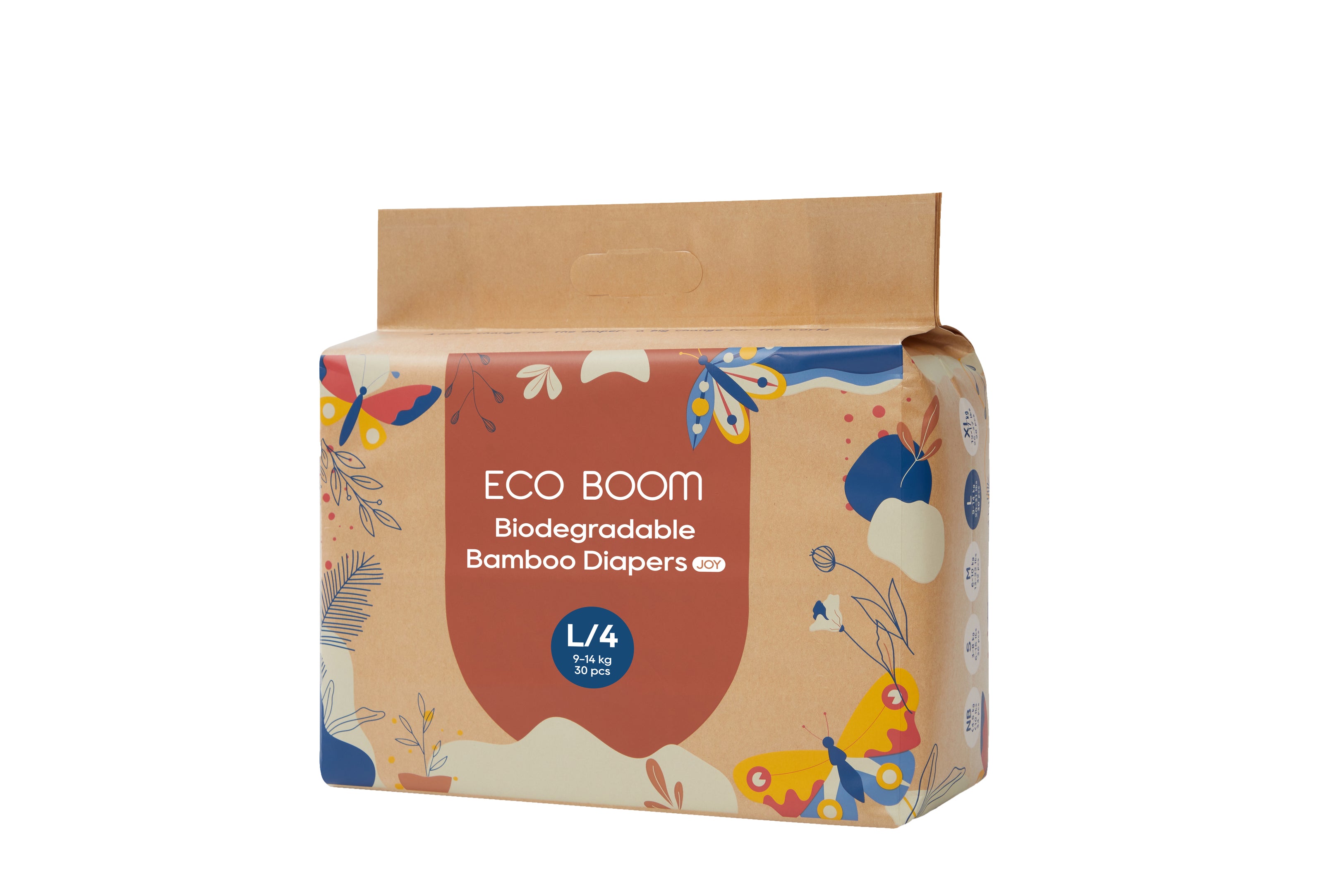 ECO BOOM® JOY biorazgradive pelene - veličina L (9-14 kg) - 30 kom