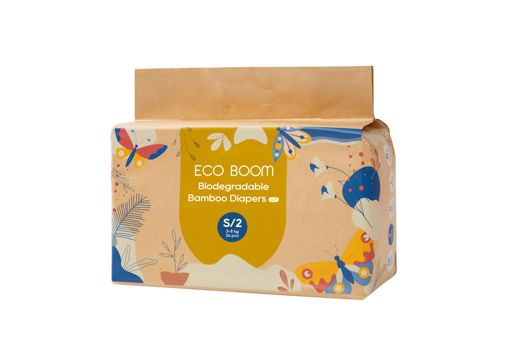 ECO BOOM® JOY pelene - veličina S (3-8 kg) - 36 kom