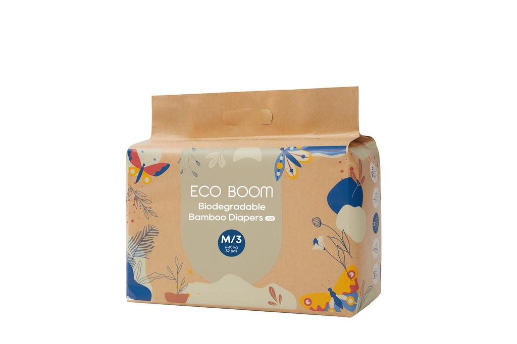 ECO BOOM® JOY pelene - veličina M (6-10 kg) - 32 kom